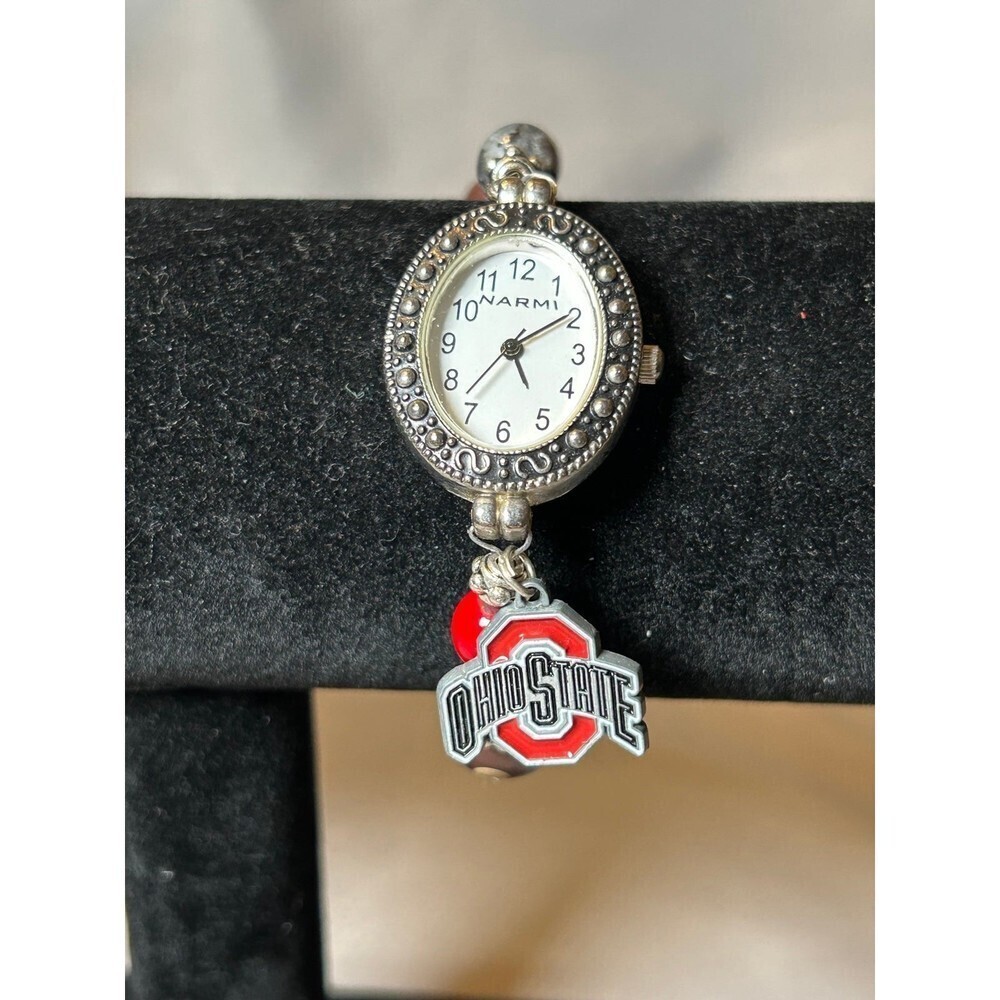 NCAA Ohio State University Beaded Charm Watch